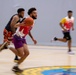 USS Ronald Reagan (CVN 76) Sailors participate in a basketball game hosted by MWR