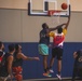 USS Ronald Reagan (CVN 76) Sailors participate in a basketball game hosted by MWR