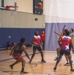 USS Ronald Reagan (CVN 76) Sailors participate in a basketball game hosted by MWR