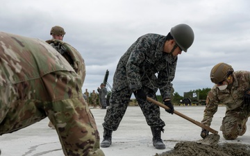 Keen Sword 25: U.S. Air Force, Japanese Forces Unite for First Integrated Rapid Airfield Damage Repair Training