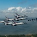 Thunderbirds and Blue Angels fly over Pensacola