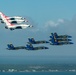 Thunderbirds and Blue Angels fly over Pensacola