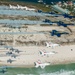 Thunderbirds and Blue Angels fly over Pensacola