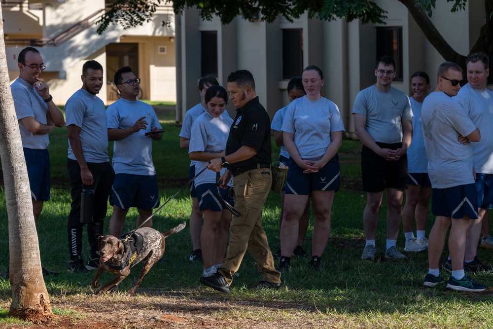 Daniel K. Inouye International Airport held a joint training session with Airmen Leadership School