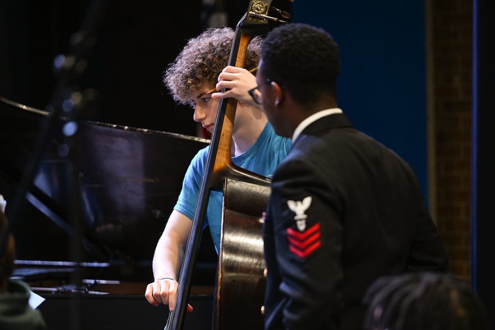 U.S. Navy Band Commodores perform school concert in West Hartford