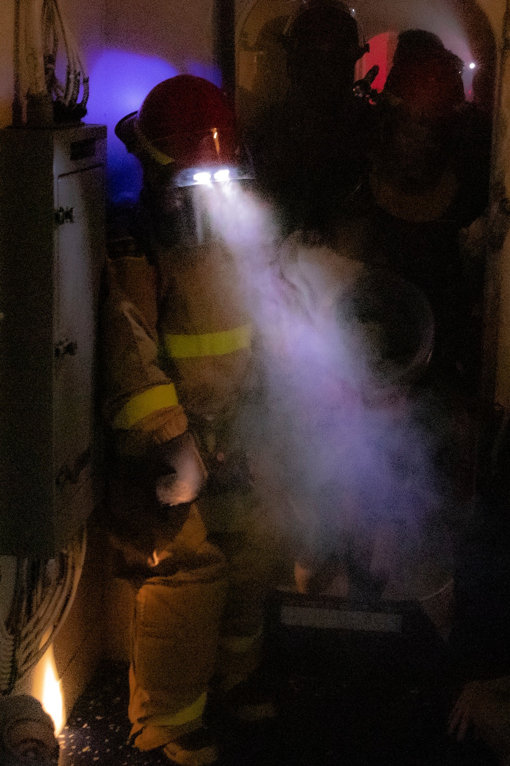 USS Tripoli Conducts a General quarters drill