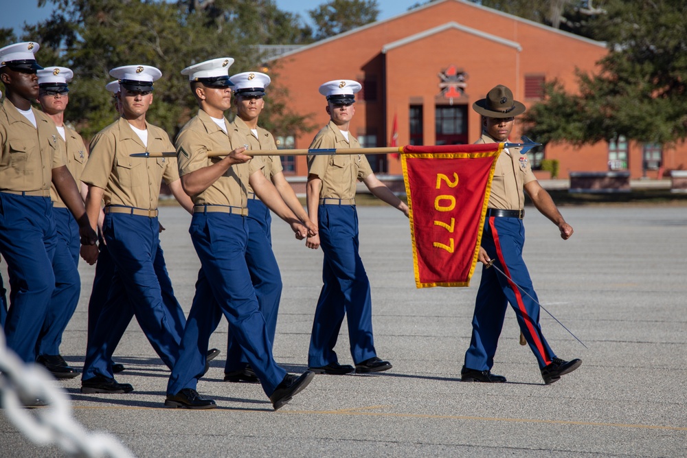 Lake Worth native graduates as the honor graduate for platoon 2077, Hotel Company, Marine Corps Recruit Depot Parris Island