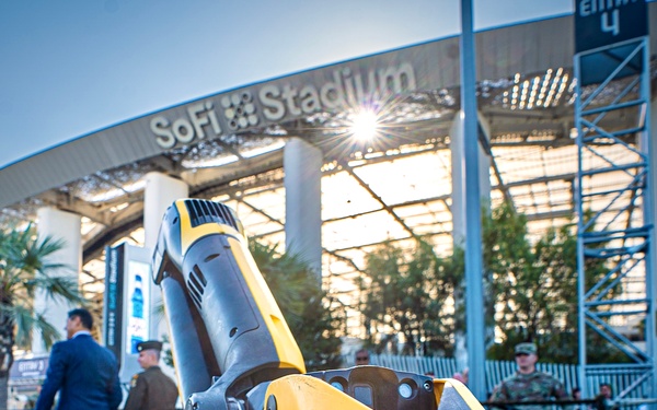 Robot at L.A. Total Army Career Fair