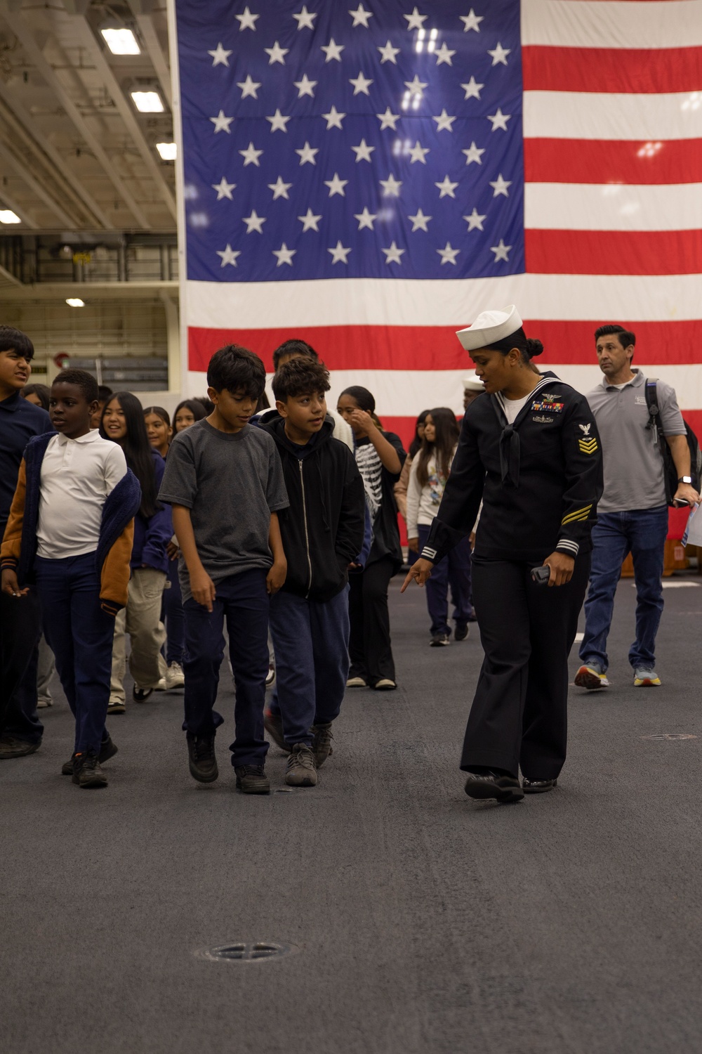 Students Tour USS Tripoli