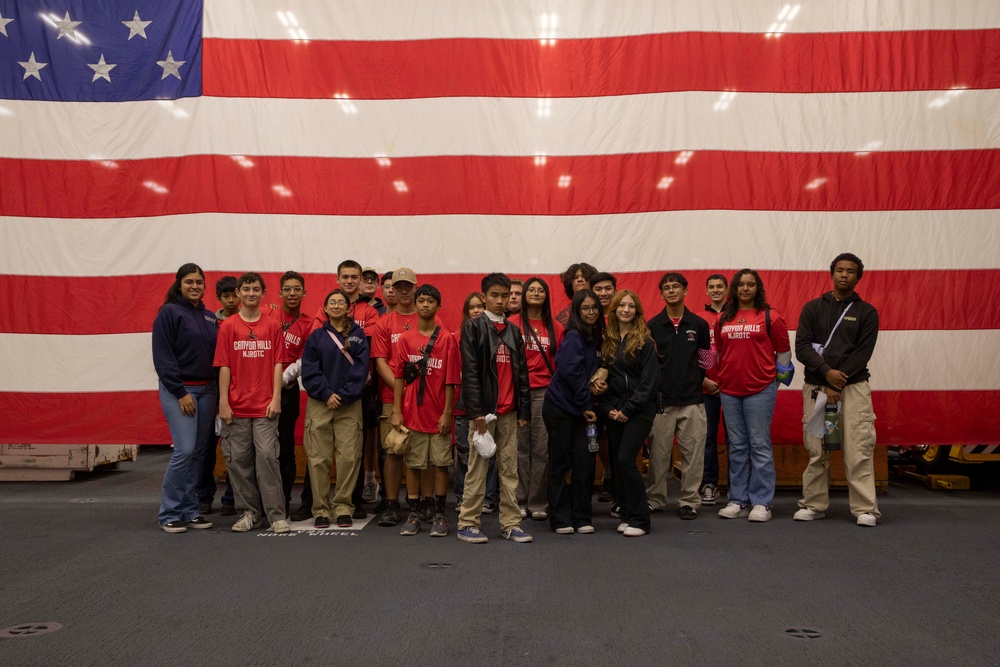 Students Tour USS Tripoli