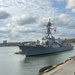 USS John Basilone (DDG 122) Arrives in New York