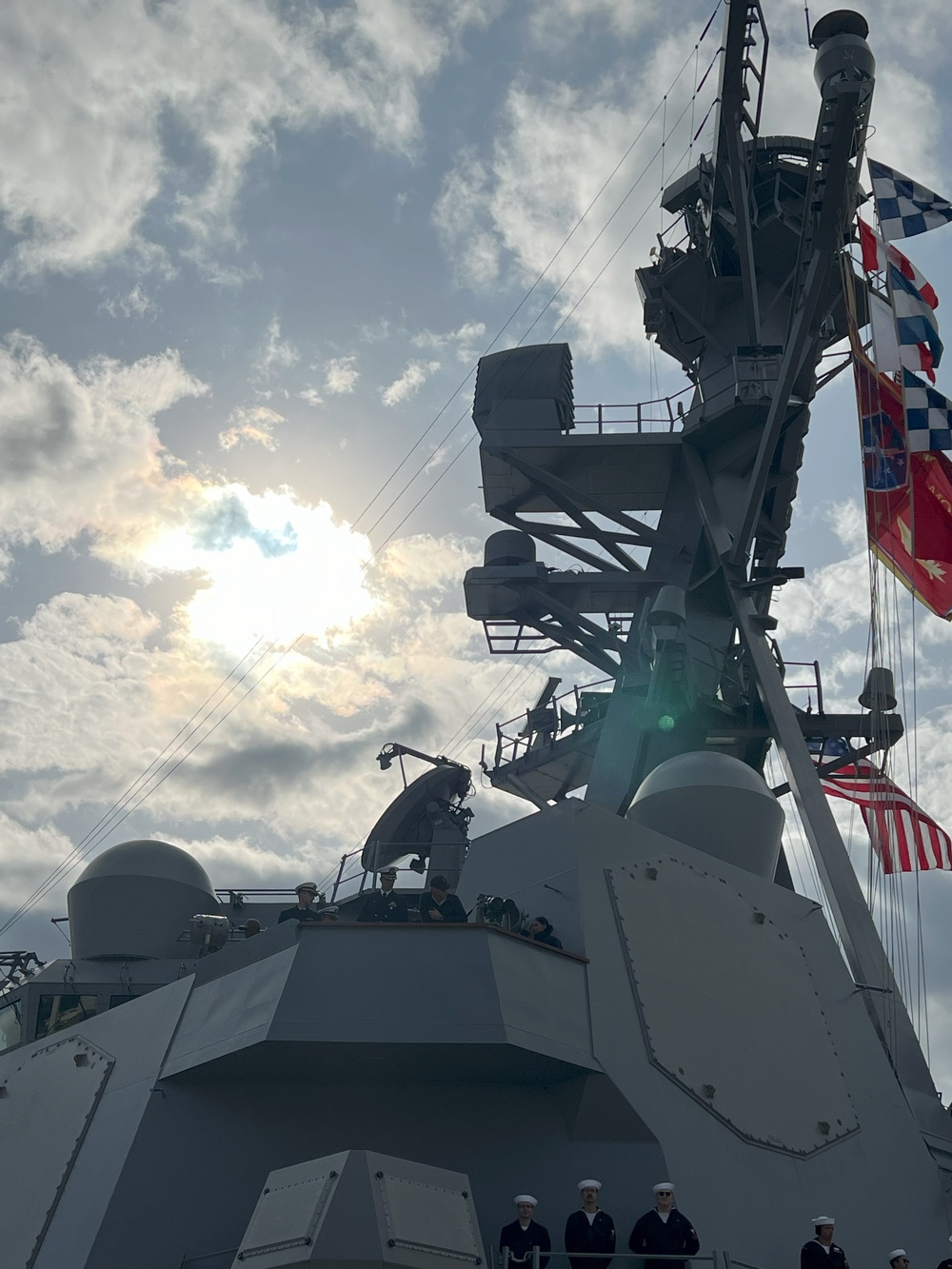 USS John Basilone (DDG 122) Arrives in New York