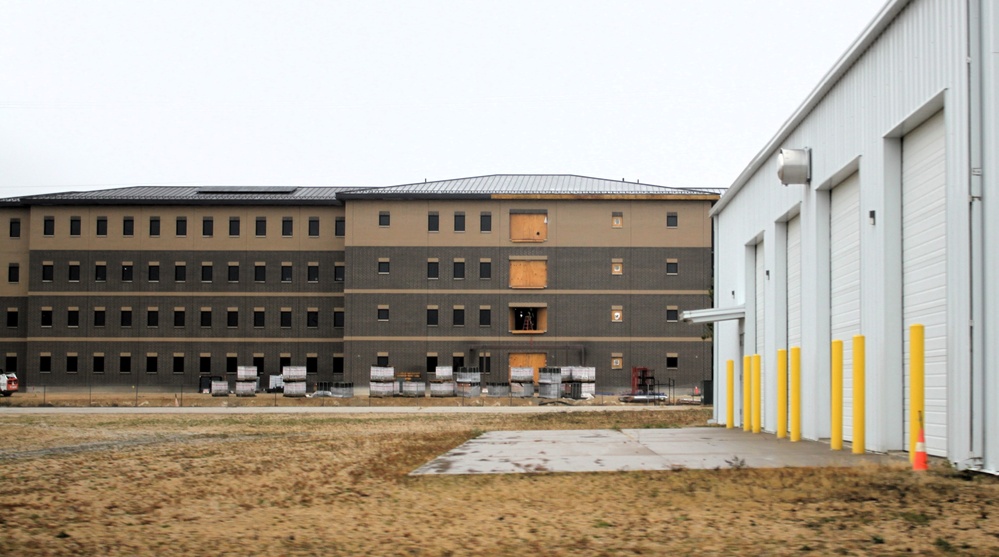 Fort McCoy’s fiscal year 2022-funded South Barracks Project surpasses 50 percent completion