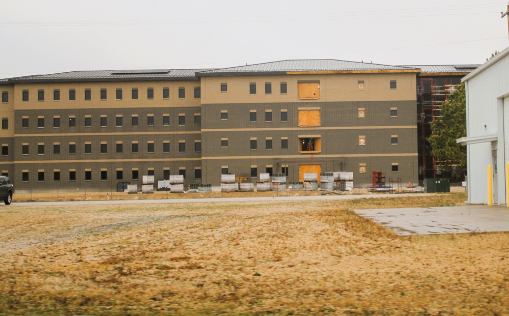 Fort McCoy’s fiscal year 2022-funded South Barracks Project surpasses 50 percent completion