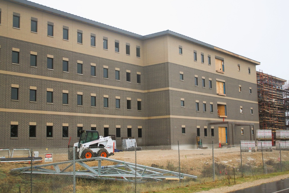 Fort McCoy’s fiscal year 2022-funded South Barracks Project surpasses 50 percent completion