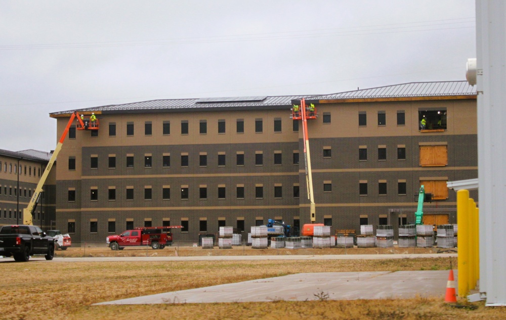 Fort McCoy’s fiscal year 2022-funded South Barracks Project surpasses 50 percent completion