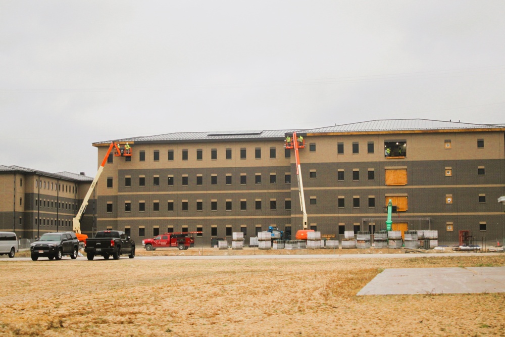 Fort McCoy’s fiscal year 2022-funded South Barracks Project surpasses 50 percent completion