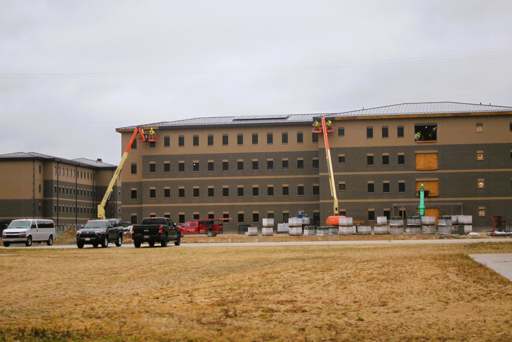 Fort McCoy’s fiscal year 2022-funded South Barracks Project surpasses 50 percent completion