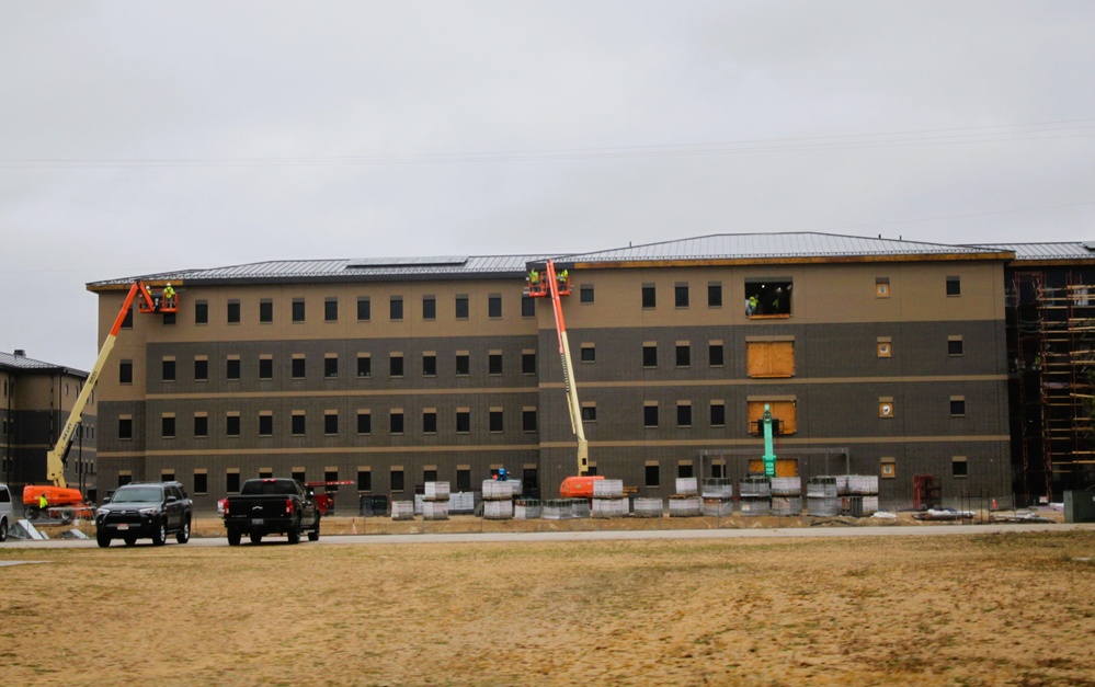 Fort McCoy’s fiscal year 2022-funded South Barracks Project surpasses 50 percent completion