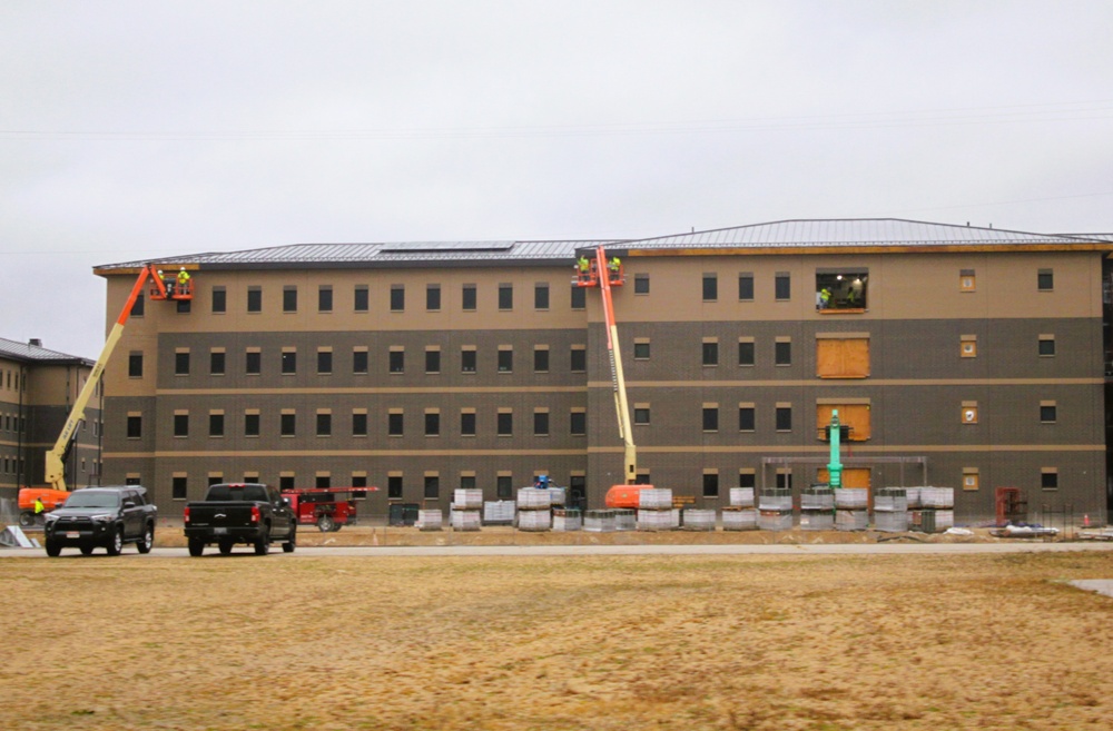 Fort McCoy’s fiscal year 2022-funded South Barracks Project surpasses 50 percent completion