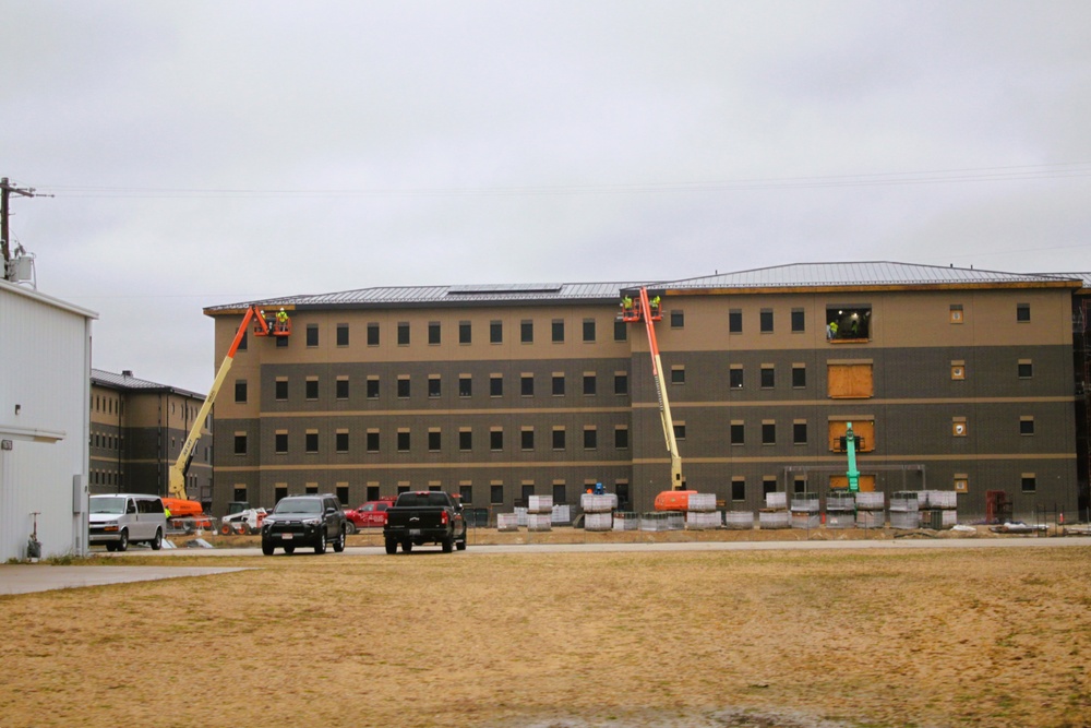 Fort McCoy’s fiscal year 2022-funded South Barracks Project surpasses 50 percent completion