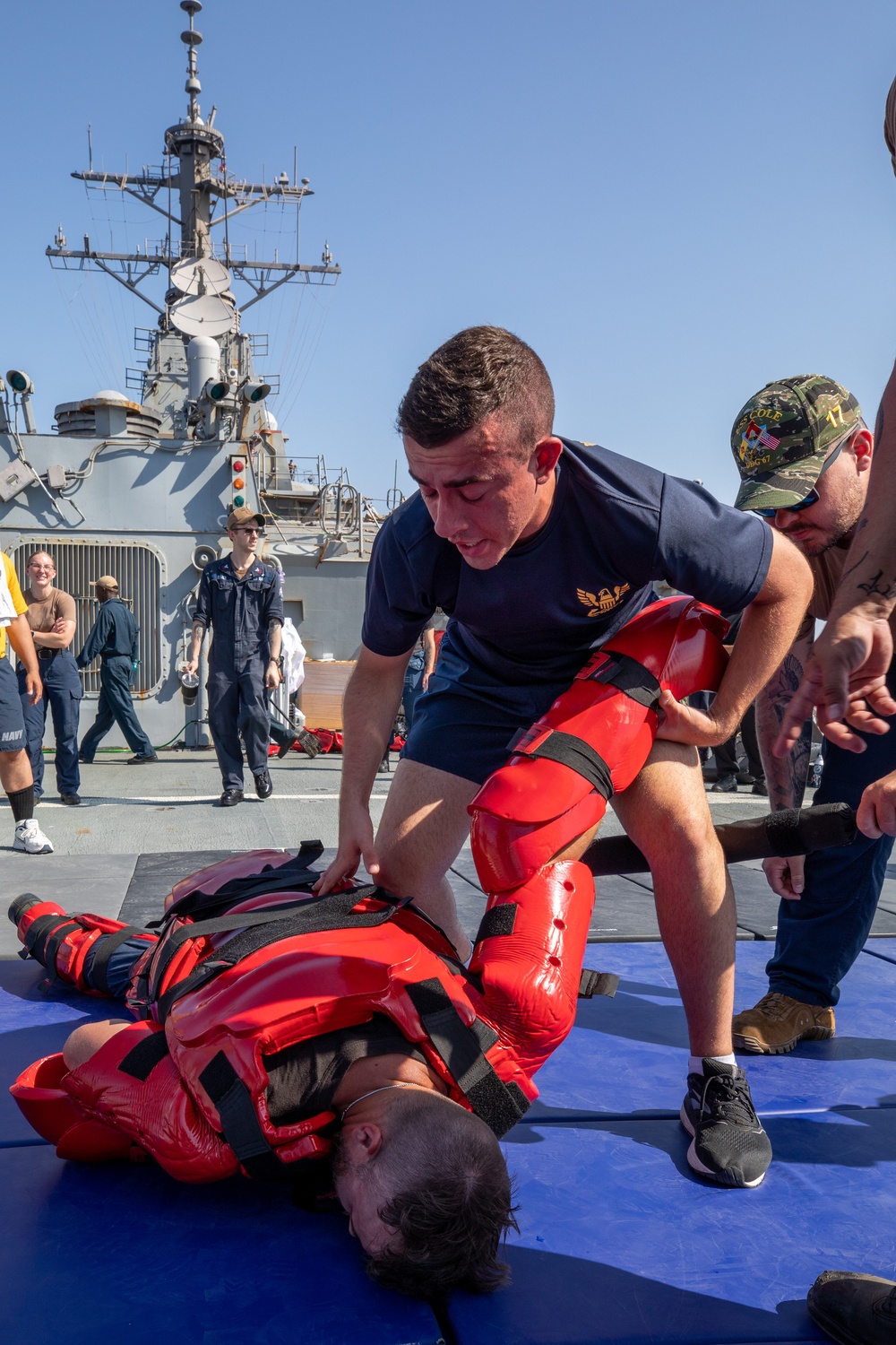 SRF-B Training Aboard the USS Cole
