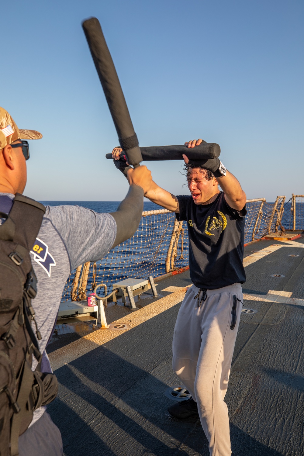 SRF-B Training Aboard the USS Cole