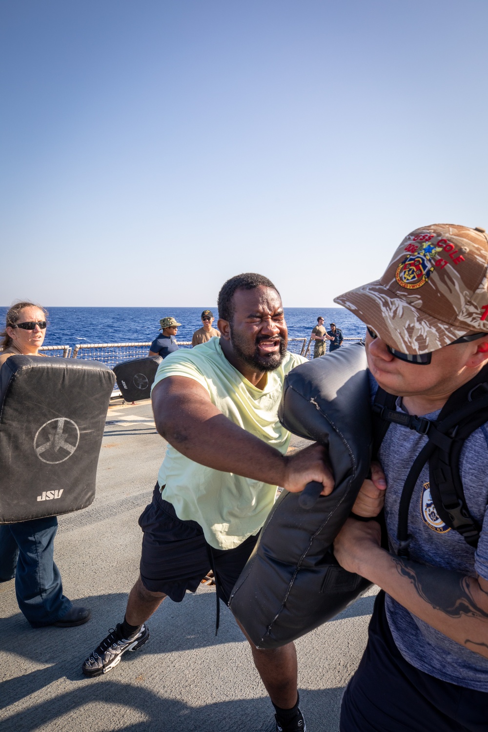 SRF-B Training Aboard the USS Cole