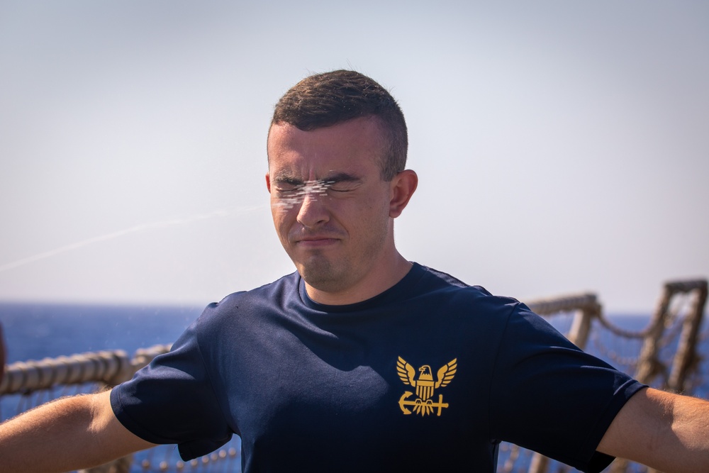 SRF-B Training Aboard the USS Cole