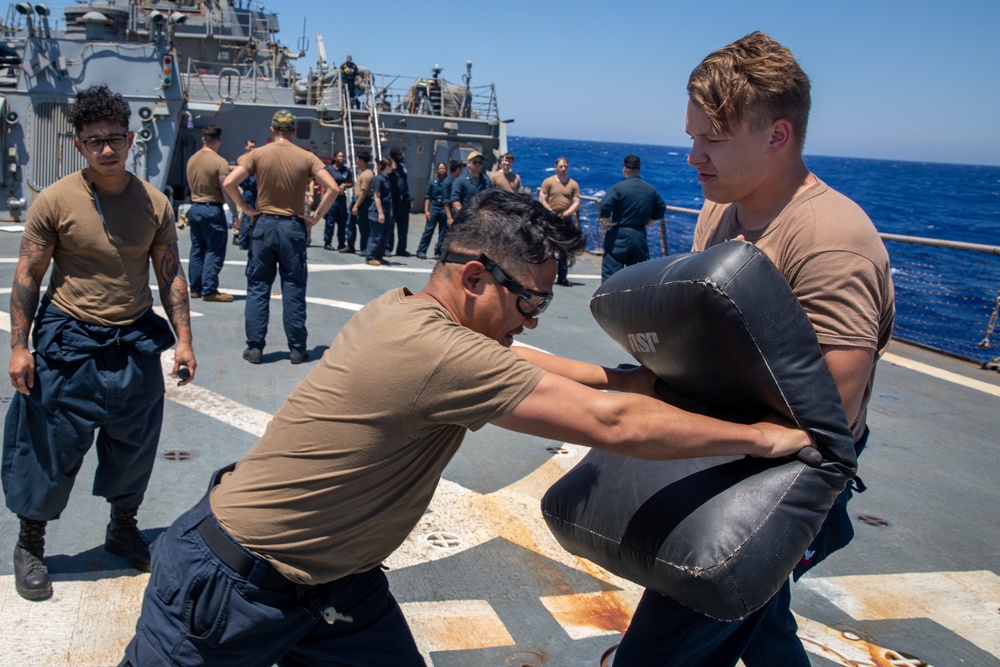 Sustainment Training Aboard the USS Cole