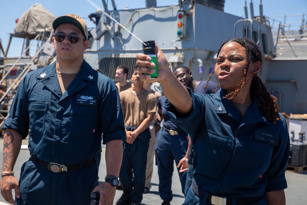Sustainment Training Aboard the USS Cole