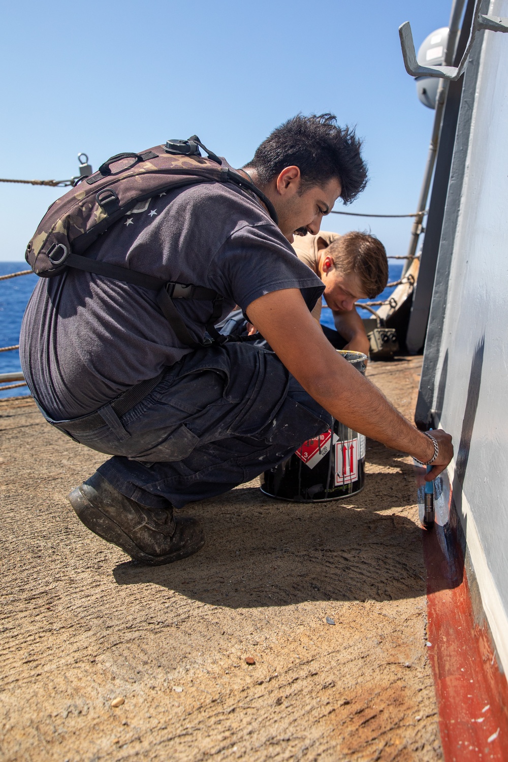 Routine Maintenance Aboard the USS Cole