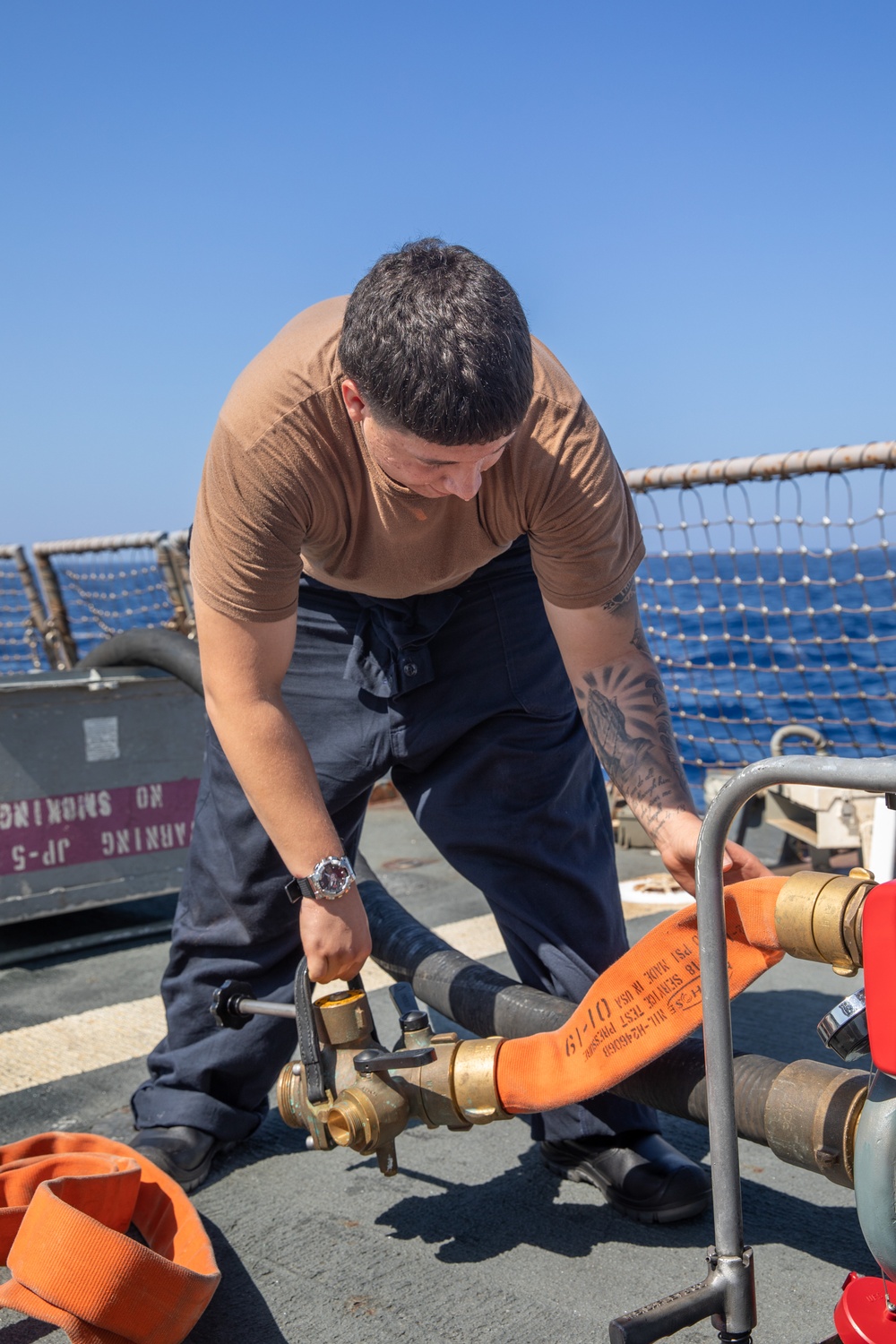 Damage Control Maintenance Aboard the USS Cole