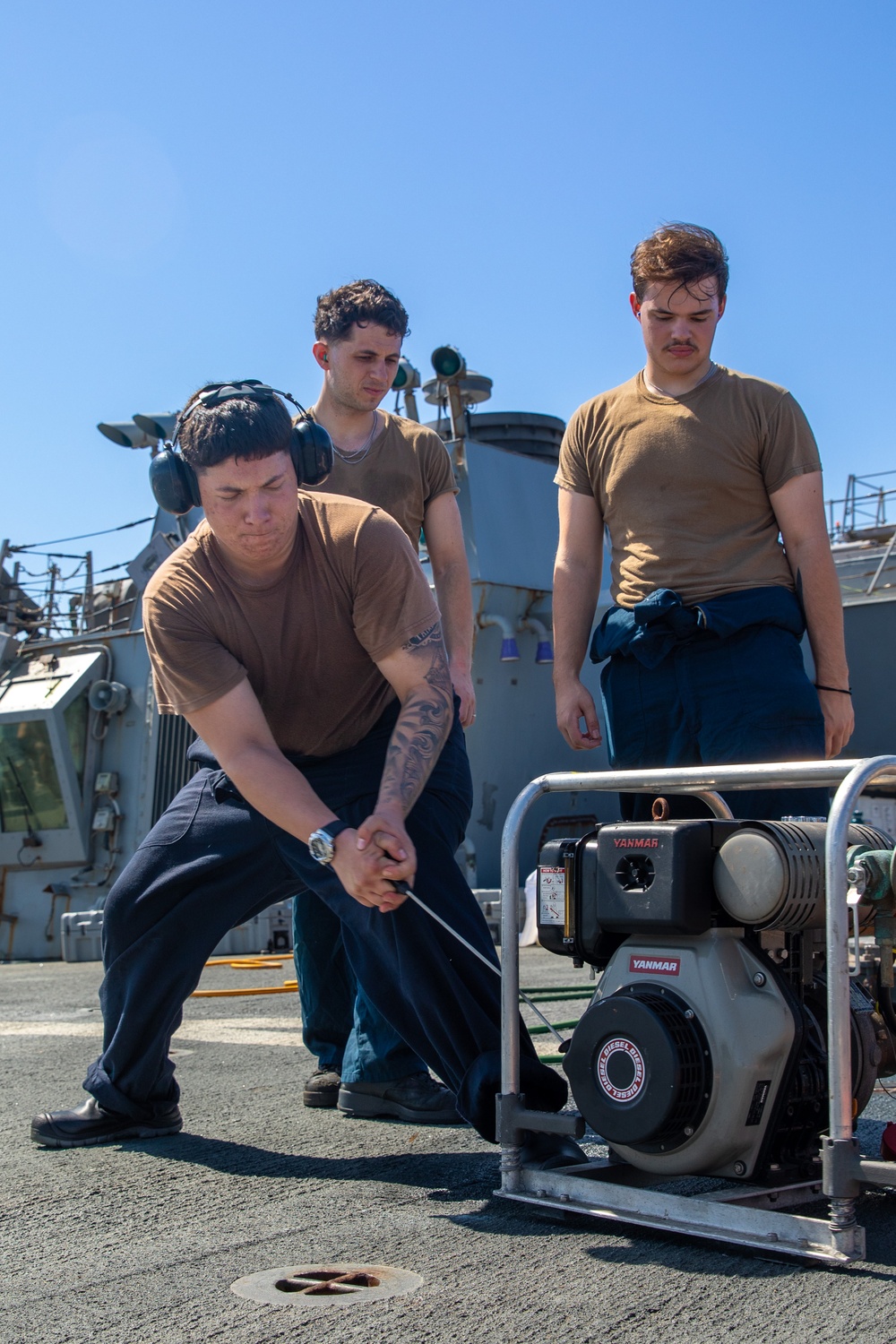 Damage Control Maintenance Aboard the USS Cole