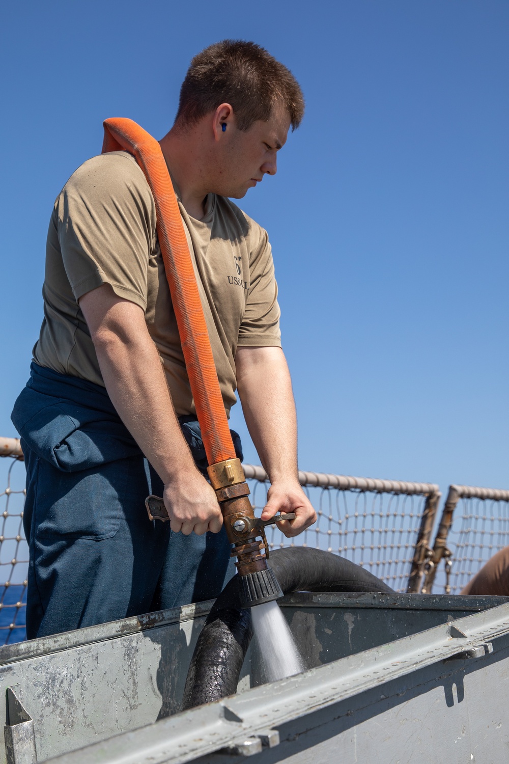 Damage Control Maintenance Aboard the USS Cole