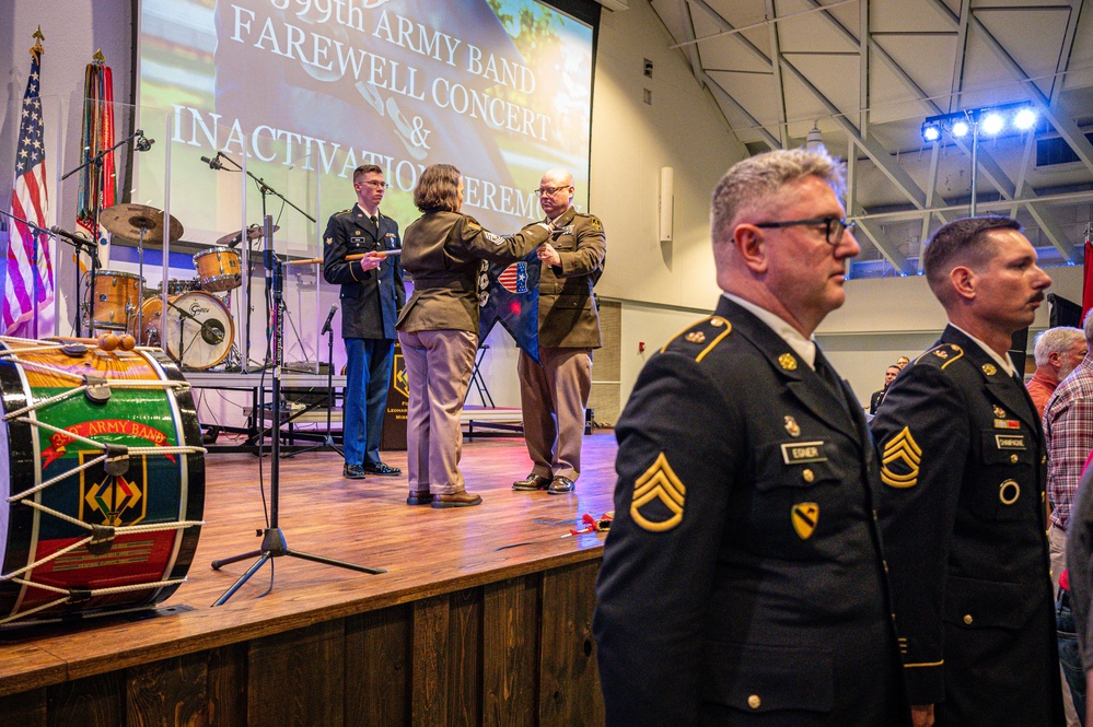 399th Army Band inactivates with farewell performance