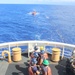 Coast Guard Cutter Reliance conducts towing exercise at sea