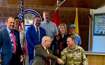 USACE-Albuquerque District, Southern Sandoval County Flood Control Authority sign project partnership agreement to protect Rio Grande water