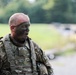 Lt. Col. Keith Benoit Wears Camouflage Face Paint During an Aerial Gunnery