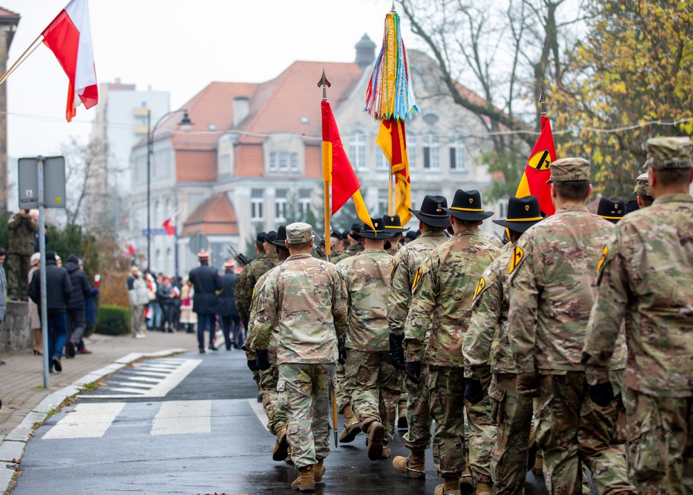 1st Cavalry Division Participates in Polish Independence Day Celebration