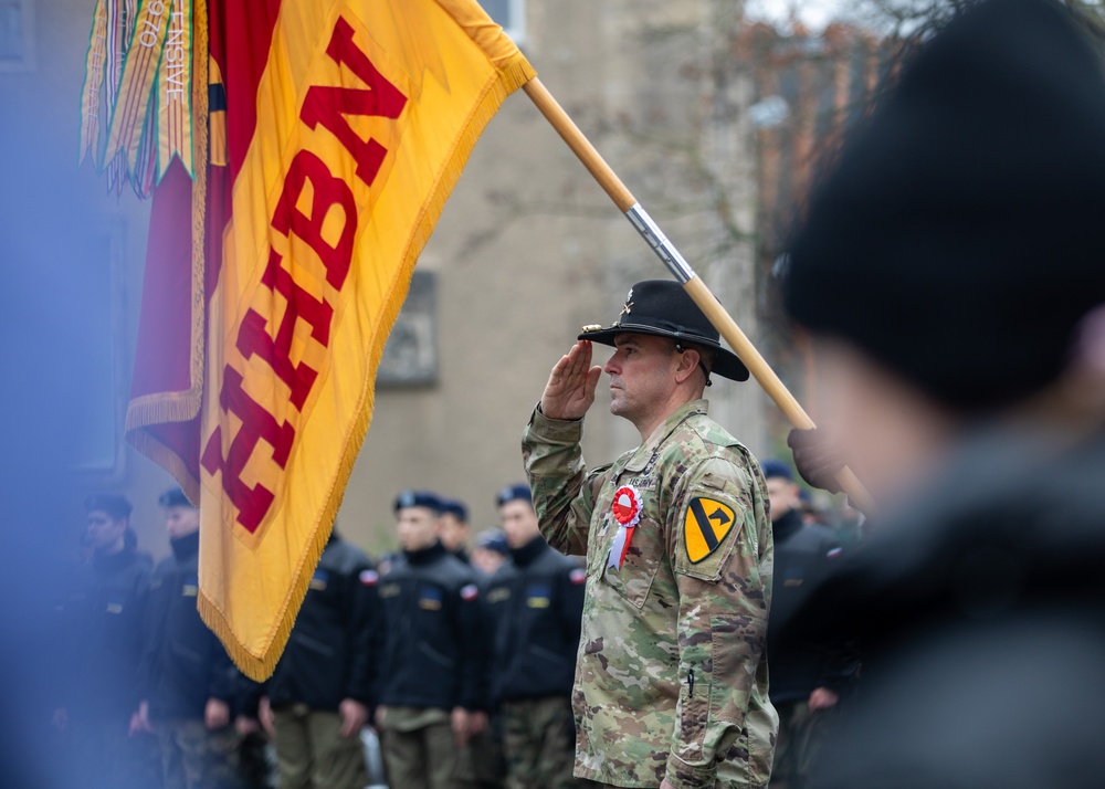 1st Cavalry Division Participates in Polish Independence Day Celebration