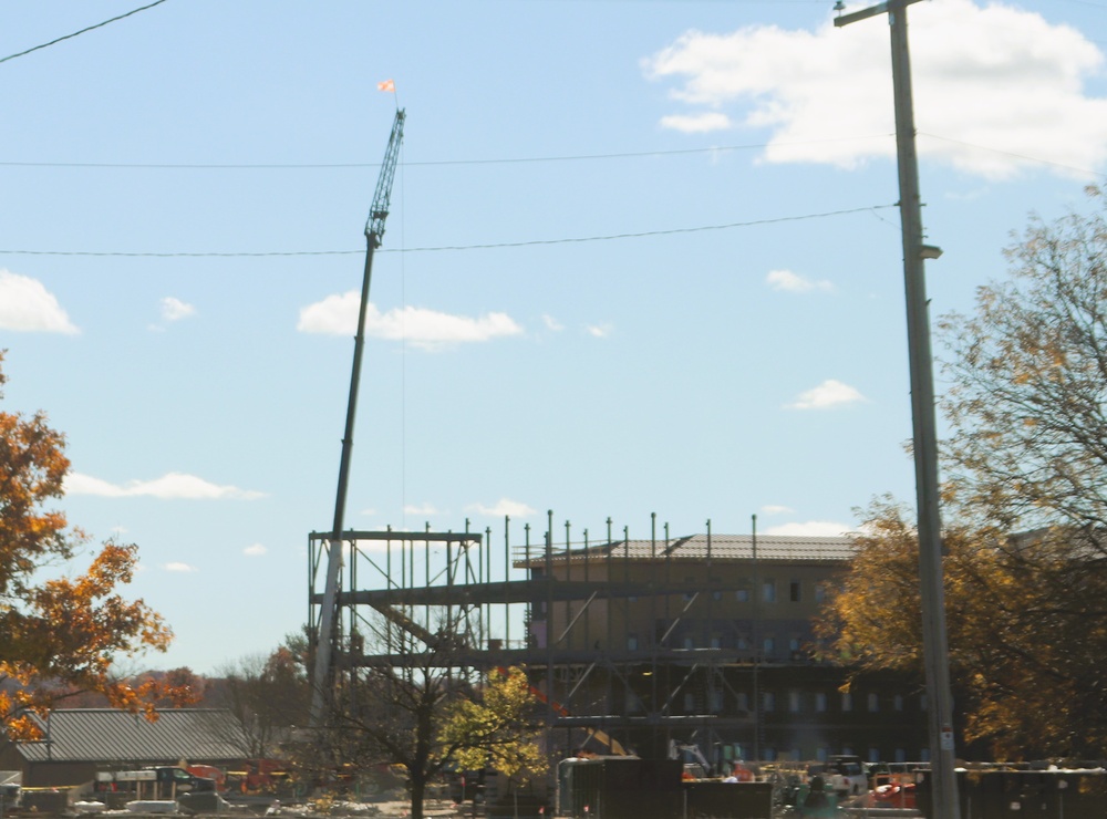 Fiscal year ’23-funded East Barracks Project at Fort McCoy enters rises to 14 percent complete