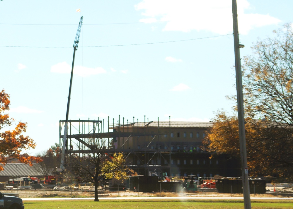 Fiscal year ’23-funded East Barracks Project at Fort McCoy enters rises to 14 percent complete