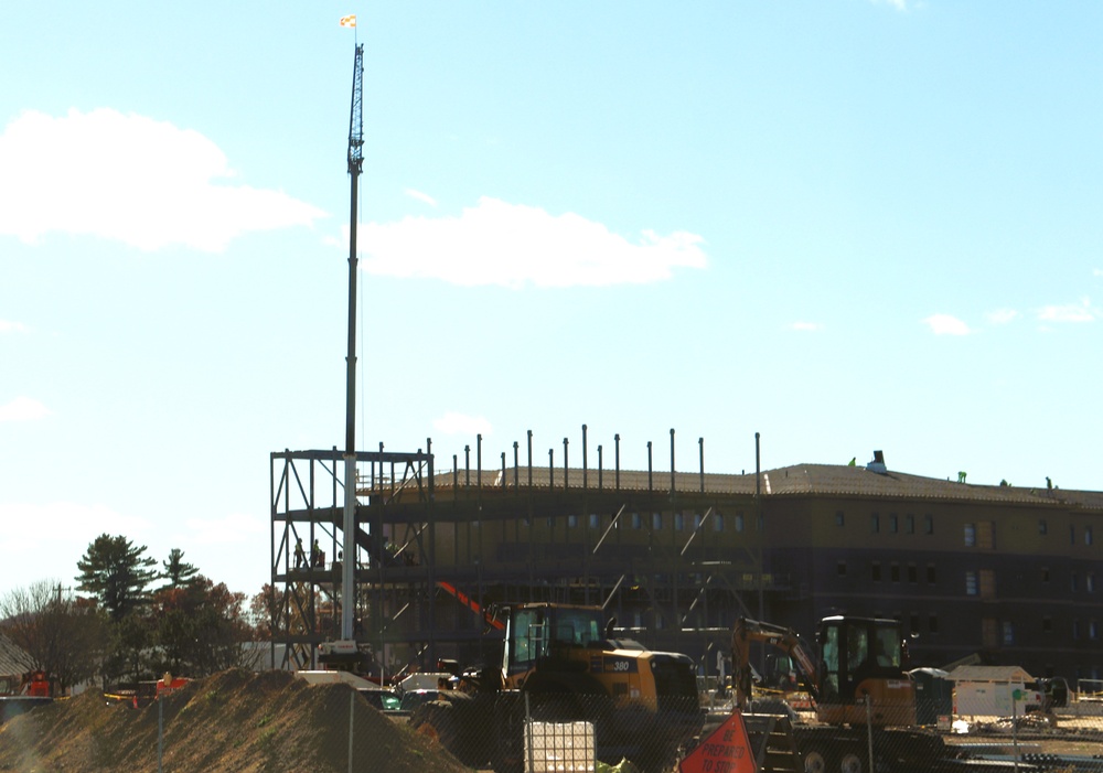 Fiscal year ’23-funded East Barracks Project at Fort McCoy enters rises to 14 percent complete