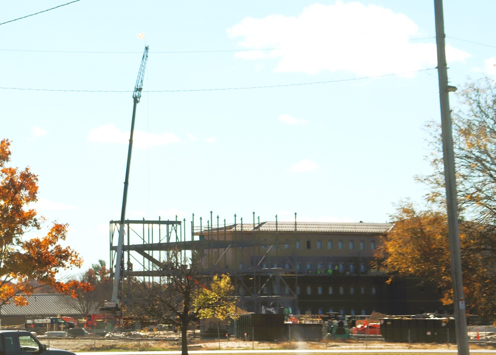 Fiscal year ’23-funded East Barracks Project at Fort McCoy enters rises to 14 percent complete