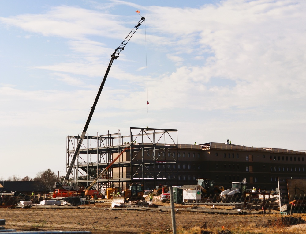 Fiscal year ’23-funded East Barracks Project at Fort McCoy enters rises to 14 percent complete