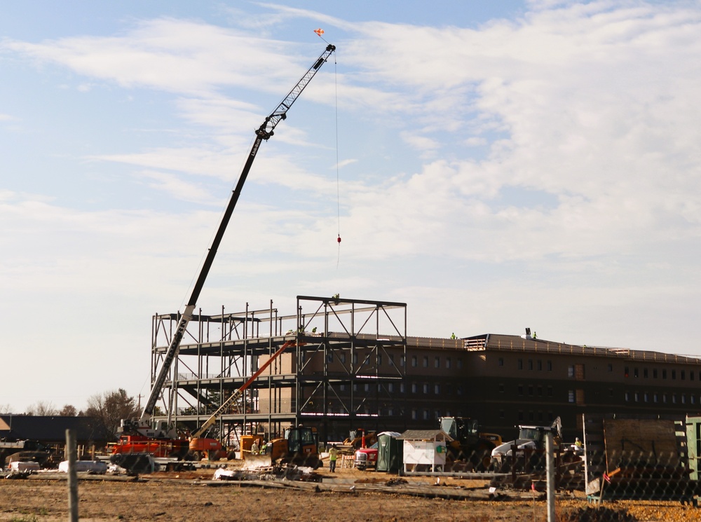 Fiscal year ’23-funded East Barracks Project at Fort McCoy enters rises to 14 percent complete