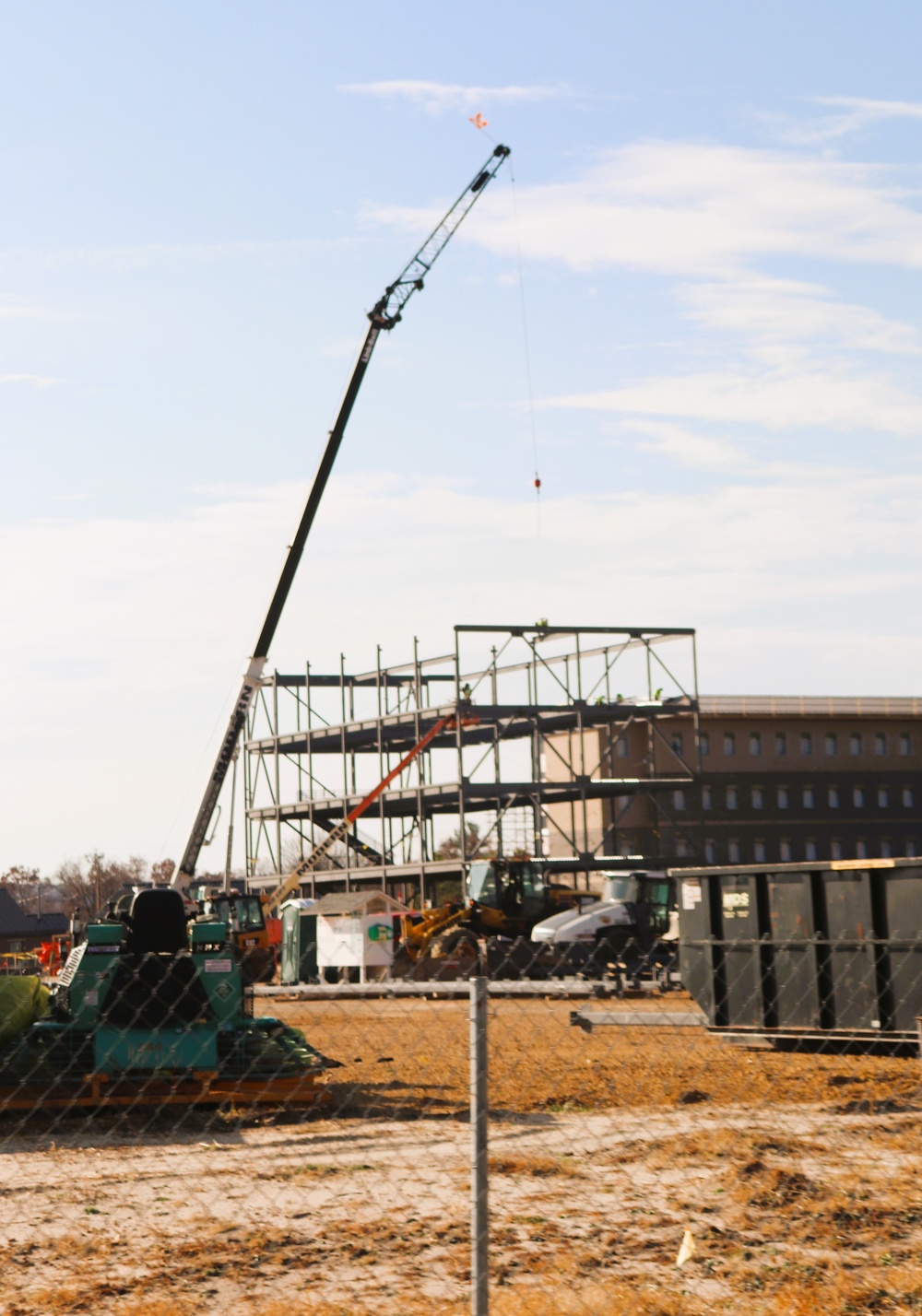 Fiscal year ’23-funded East Barracks Project at Fort McCoy enters rises to 14 percent complete