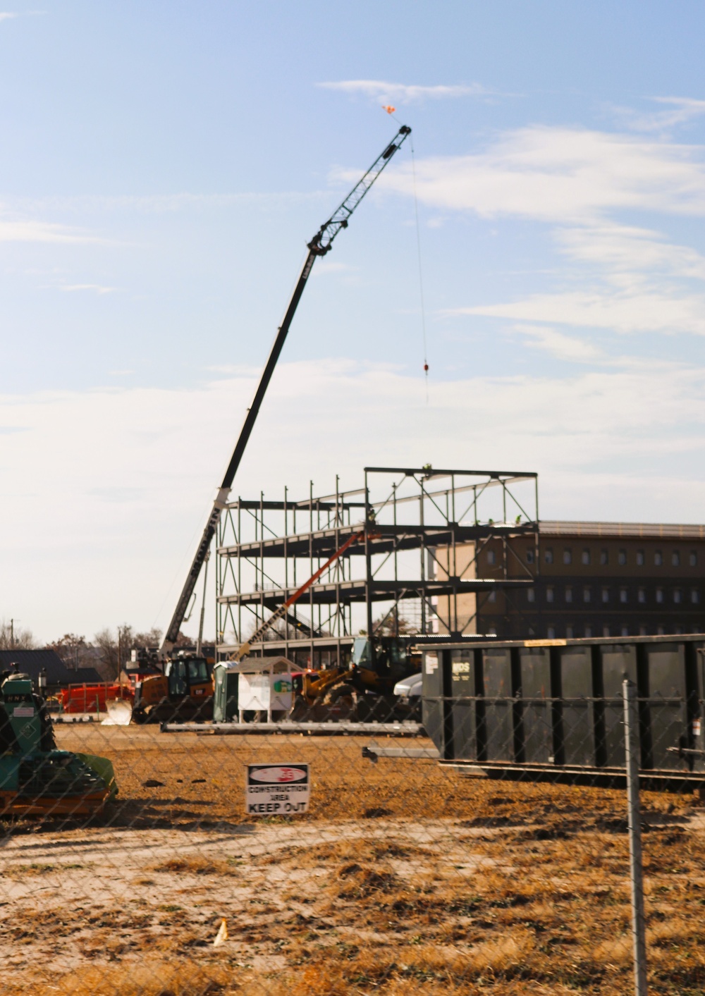 Fiscal year ’23-funded East Barracks Project at Fort McCoy enters rises to 14 percent complete