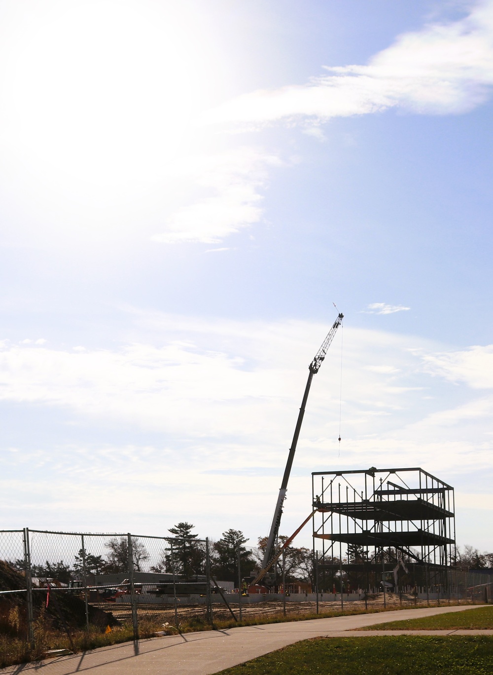 Fiscal year ’23-funded East Barracks Project at Fort McCoy enters rises to 14 percent complete